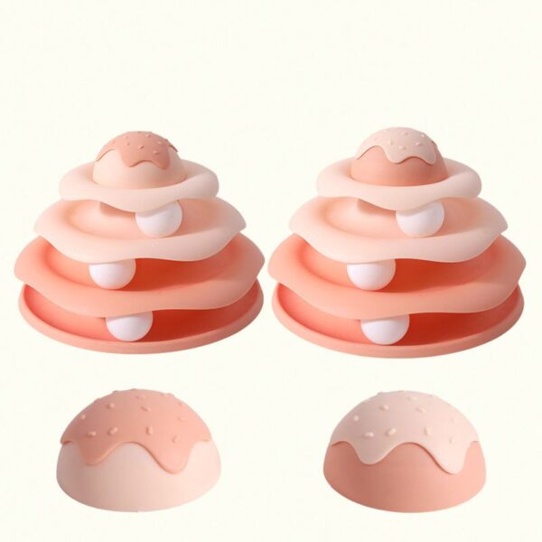Three Layer Turntable Cat Toy - Image 2